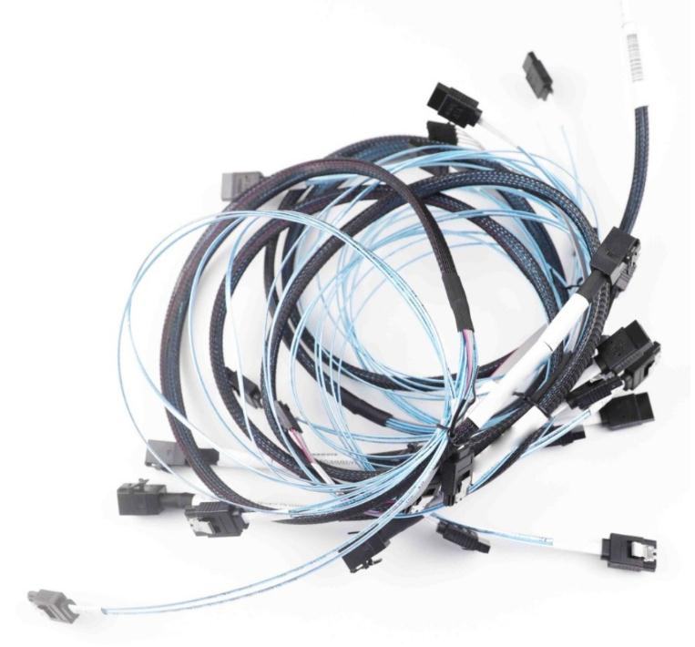 8087 MiniSAS 36pin Internal to 8643 MiniSAS HD External Cable 1m