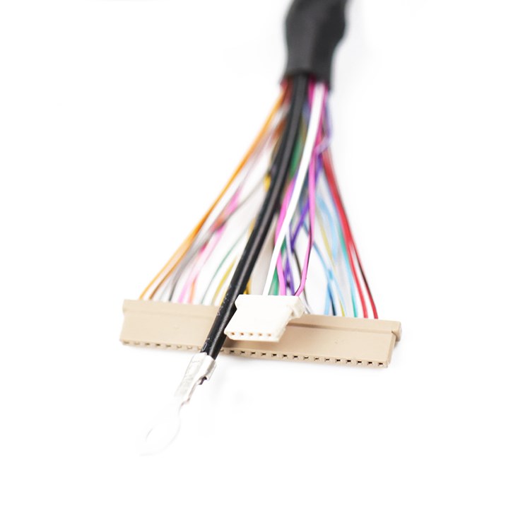 custom lvds wire harness cable 30pin Lvds Wire Harness, Tv Display Lcd Lvds Cable