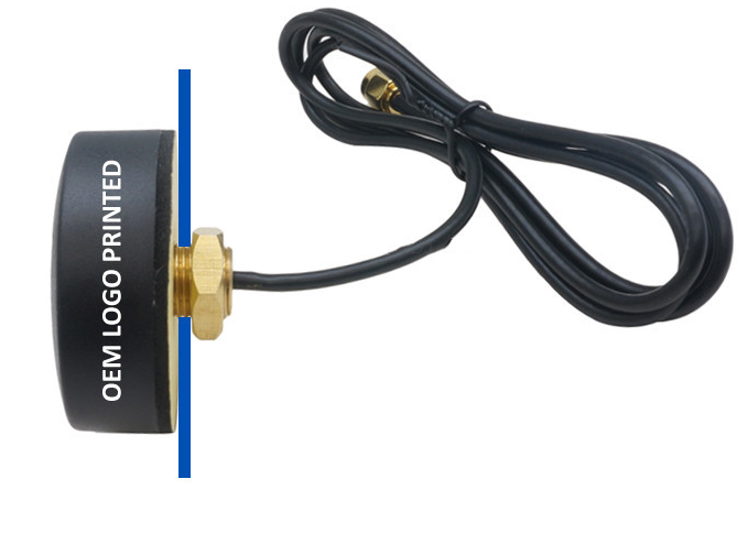How to install a PCB antenna in a metal chassis
